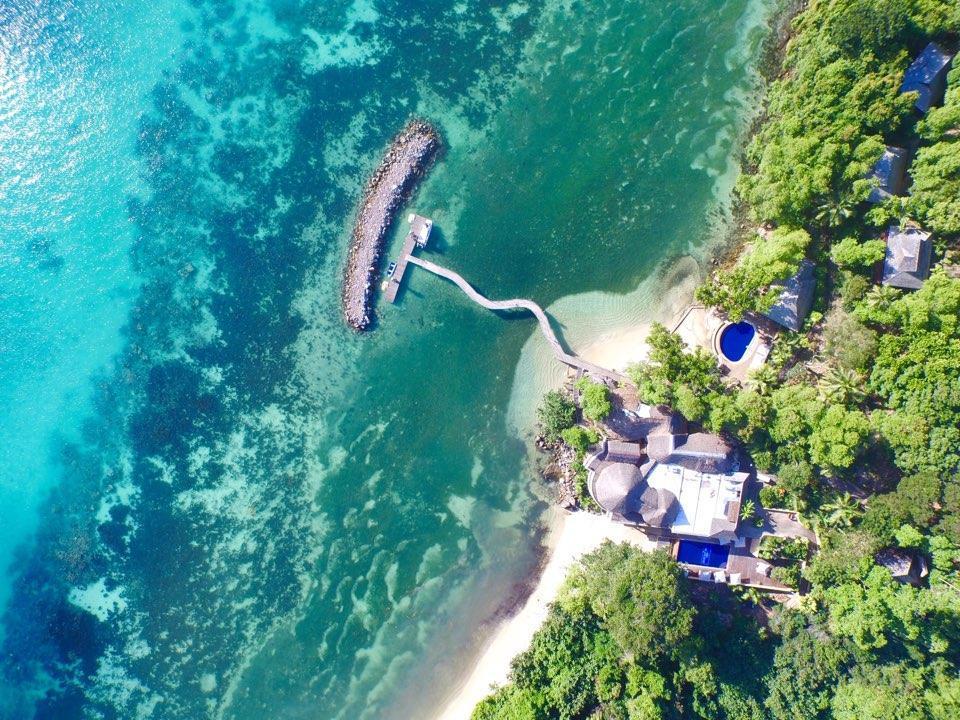 Cerf Island Resort Round Island Esterno foto